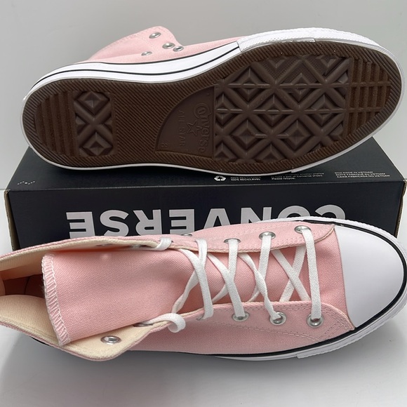 Converse WMNS CTAS LIFT HI DONUT GLAZE/WHITE/BLACK A06507F Platforms Sneakers - Picture 3 of 16